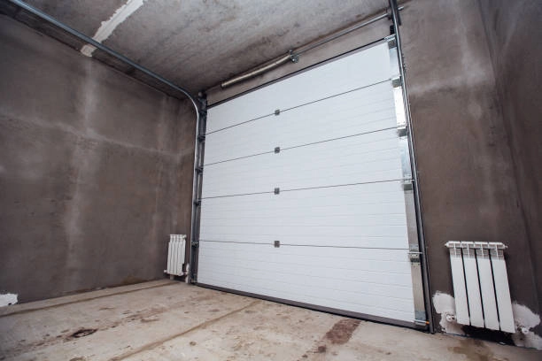 garage door interior view -garage door opener installation cost