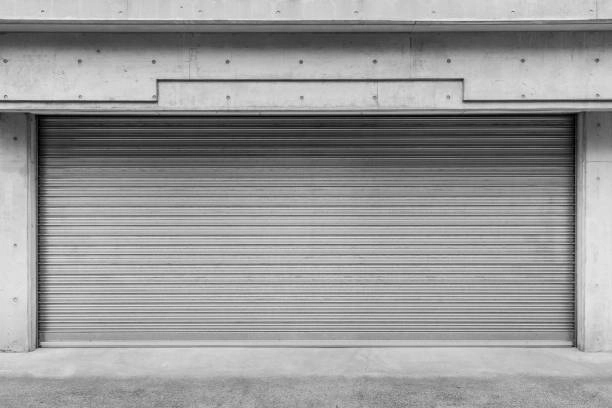 grey garage door outdoor view -garage door cost and installation