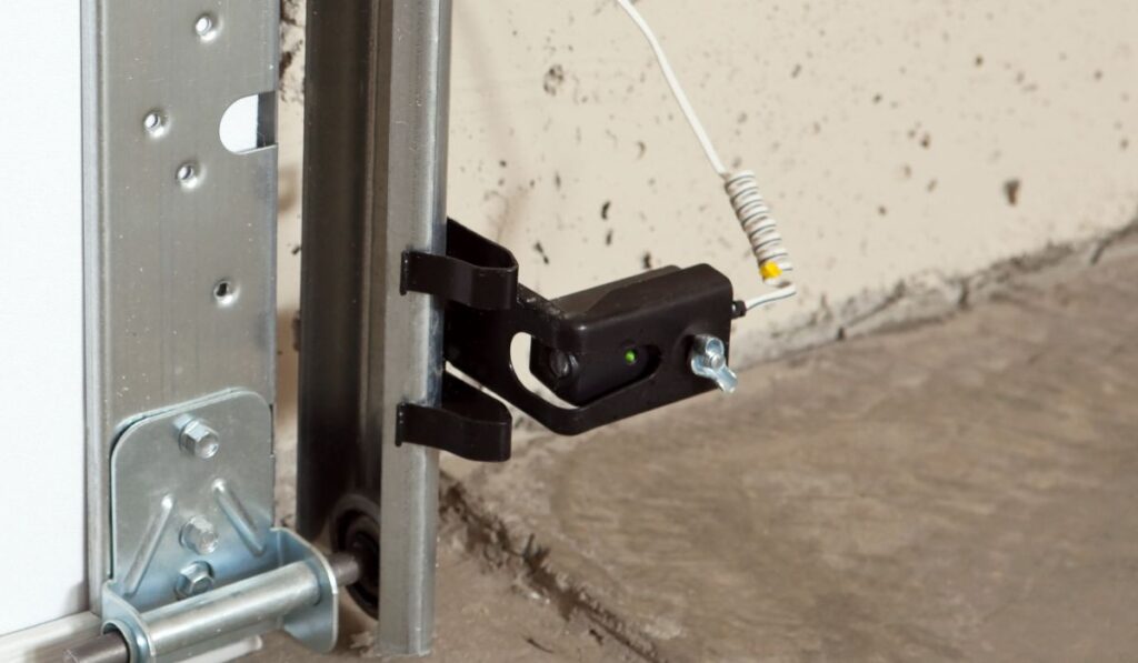 sun glare blocking garage door sensor