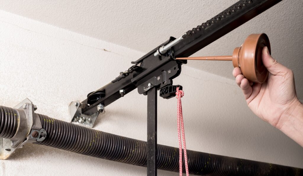 garage door maintenance lubricant