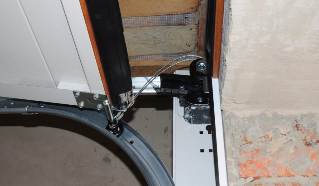 installing rubber pads garage opener
