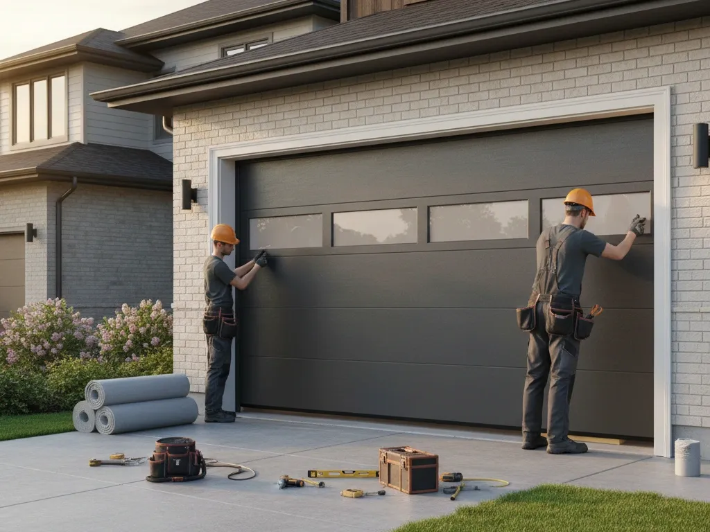 modern insulated garage doors newport beach ca