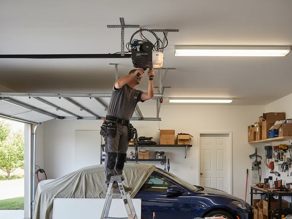 broken garage door opener repair newport beach ca