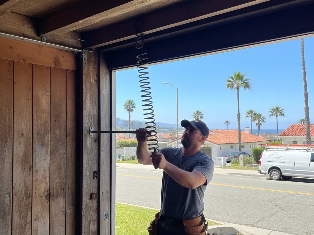 garage door spring alignment newport beach