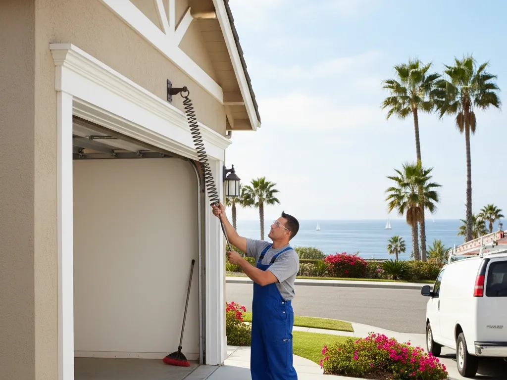 garage door spring tuning newport beach