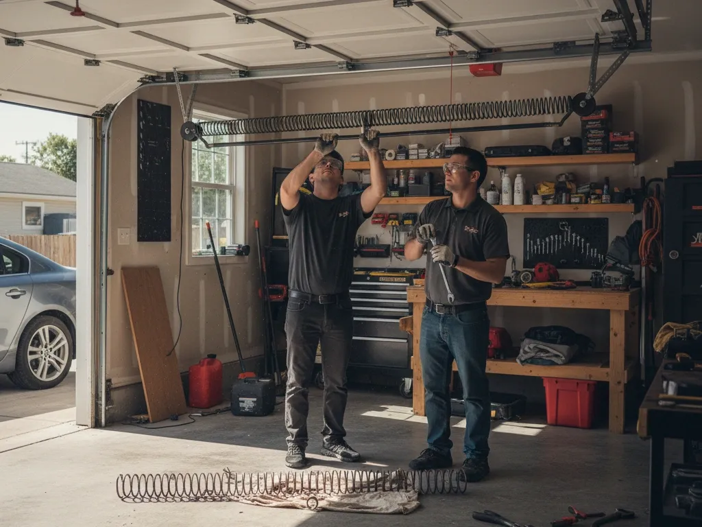 garage door torsion spring fix newport beach ca